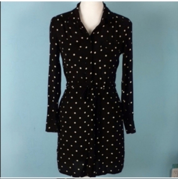 Madewell Dresses & Skirts - Madewell Broadway and Broome shirt dress pockets polkadots XS
